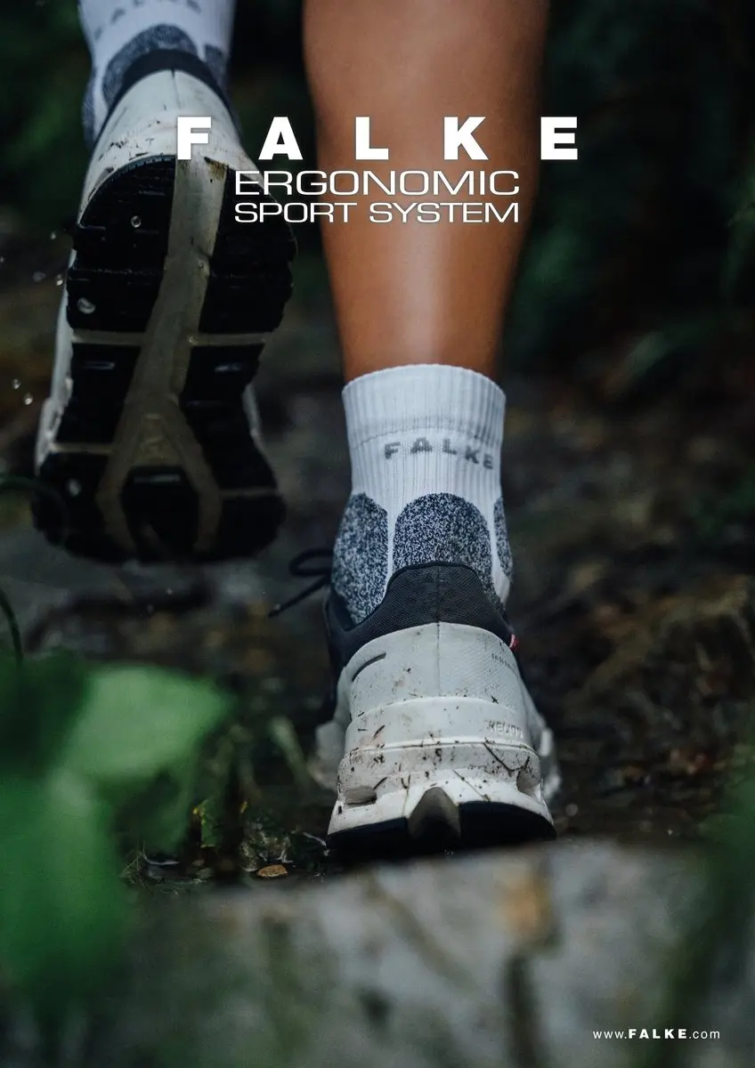 Falke RU Trail Hardloopsokken Heren - Wit - Maat 46-48