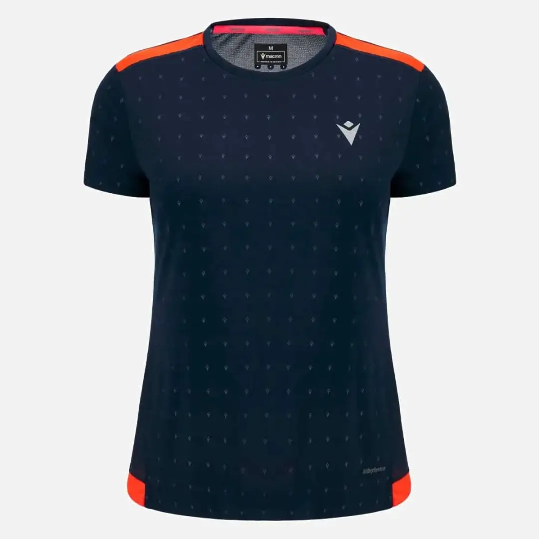 Macron Elvire Reflex T-shirt - M - Deep Blue