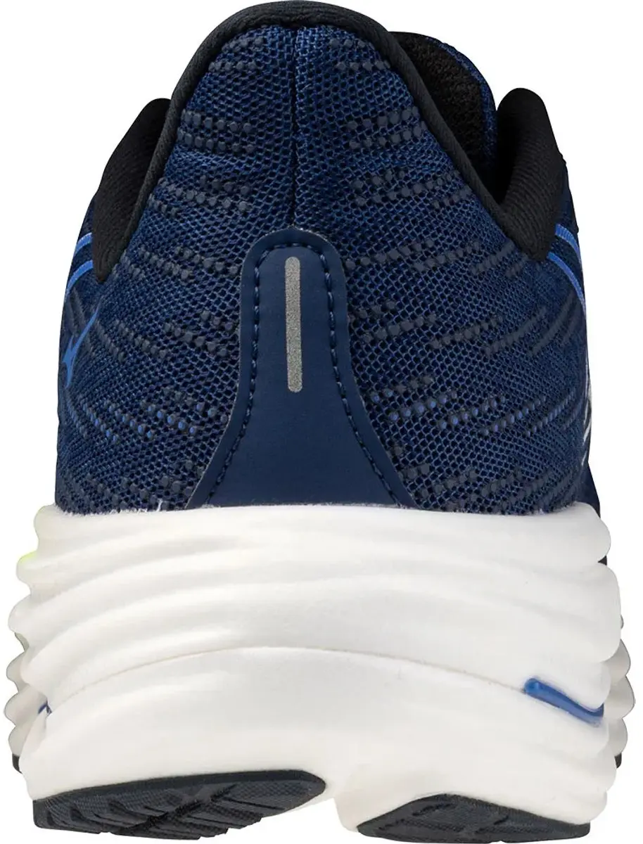Mizuno Wave Rider 29 Heren Hardloopschoenen 47 - Donkerblauw/Wit/Geel