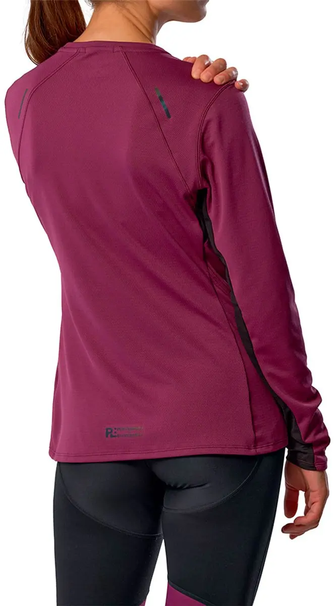 Mizuno Tech Thermal Charge T-shirt Lange Mouwen - Paars S