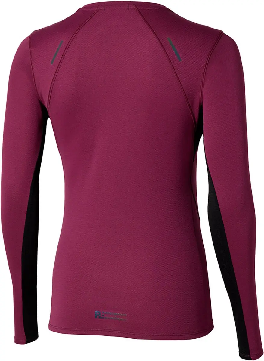 Mizuno Tech Thermal Charge T-shirt Lange Mouwen - Paars S