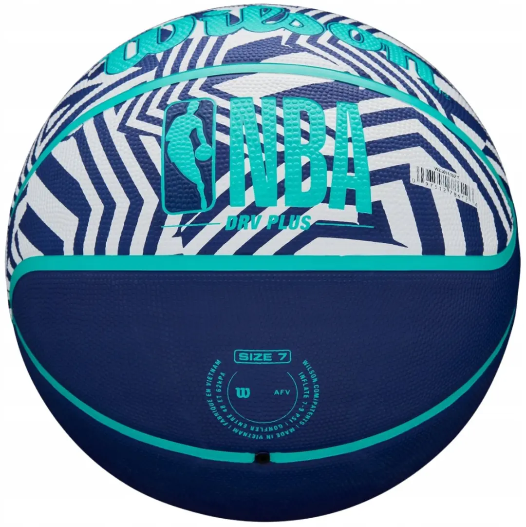 Wilson NBA DRV Plus Dazzle Camo Basketbal - Maat 5 - Marineblauw