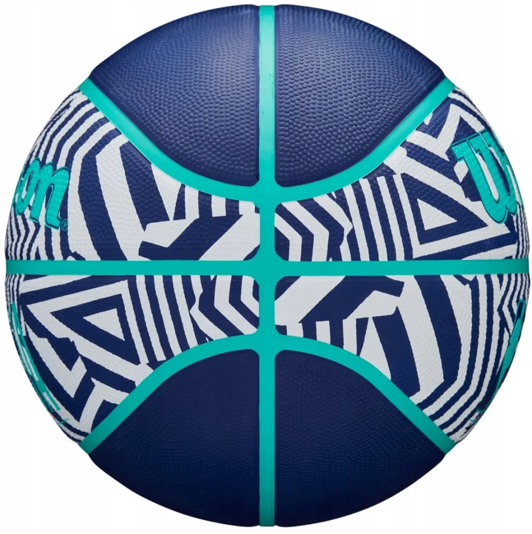 Wilson NBA DRV Plus Dazzle Camo Basketbal - Maat 5 - Marineblauw