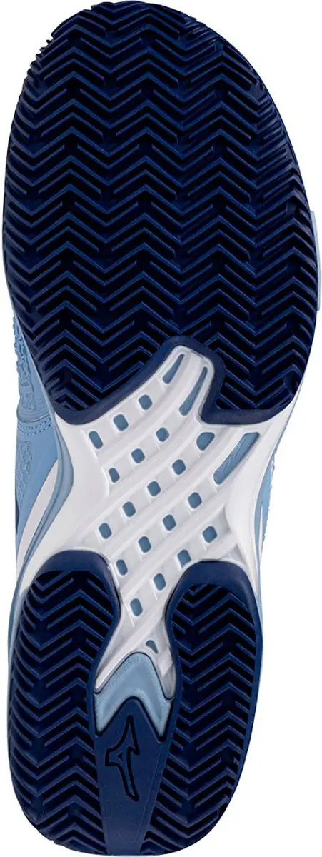 Mizuno Wave Exceed Tour 6 CC Dames Tennisschoen 38,5 - Blauw