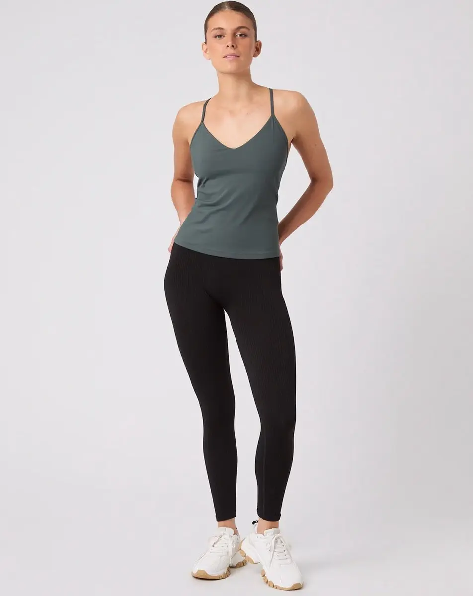 Björn Borg Studio Rib Strap Tanktop - Groen XS