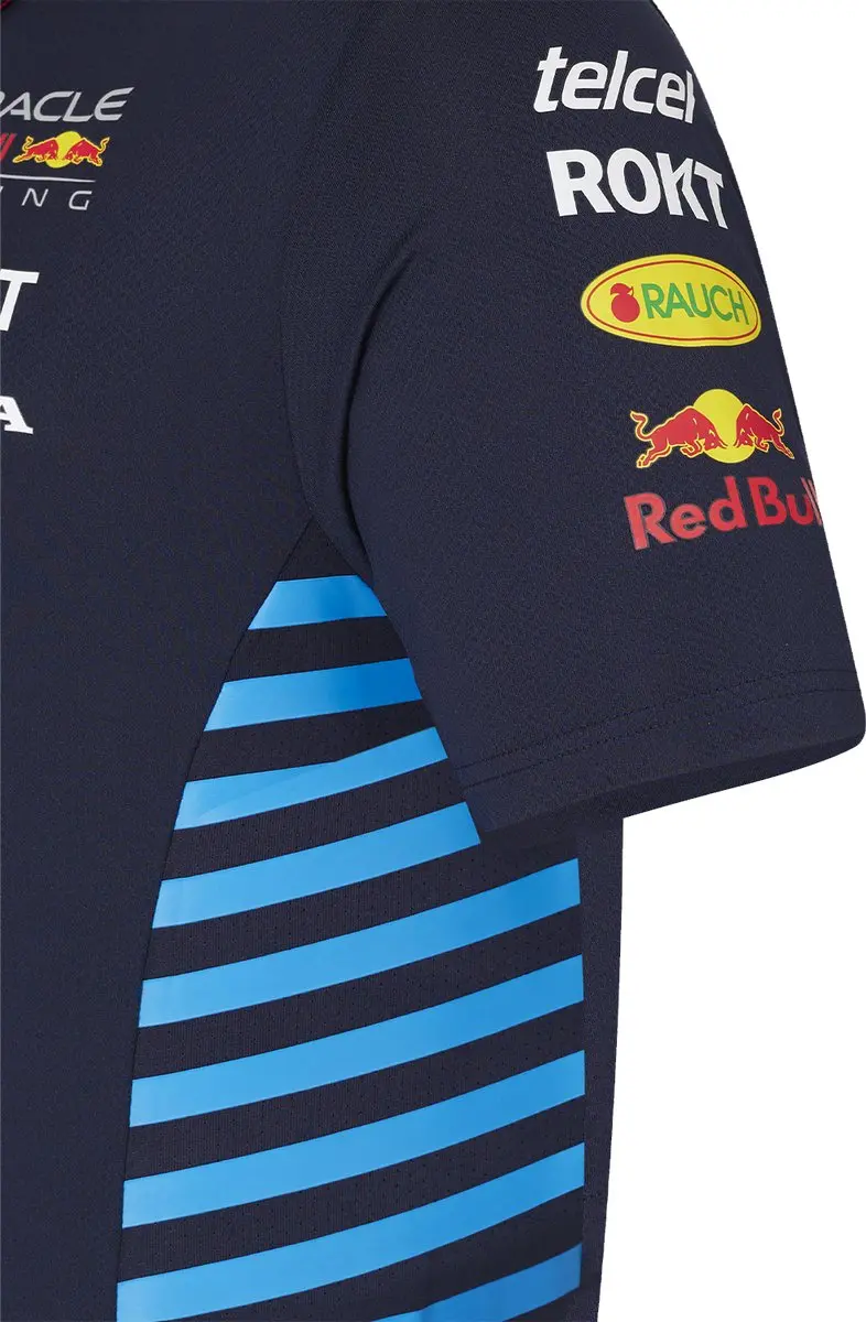 Castore Team Polo Red Bull Racing L - Blauw
