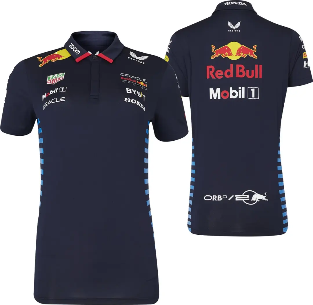 Castore Team Polo Red Bull Racing L - Blauw