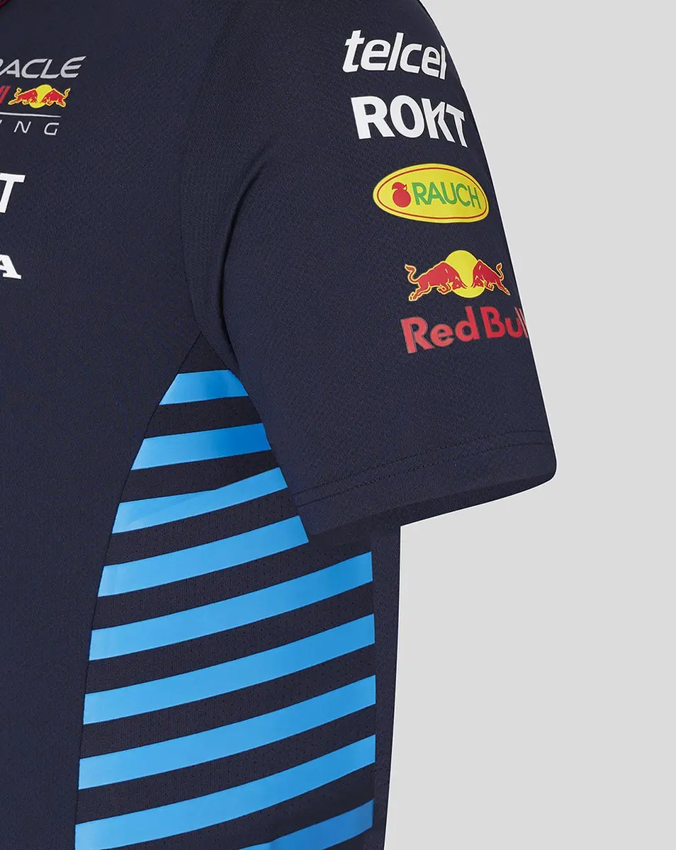 Castore Team Polo Red Bull Racing L - Blauw