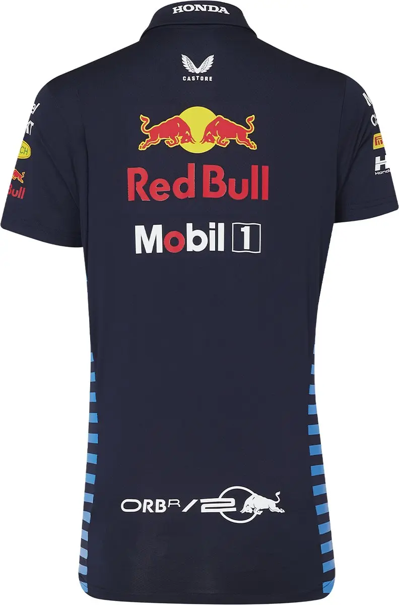 Castore Team Polo Red Bull Racing L - Blauw