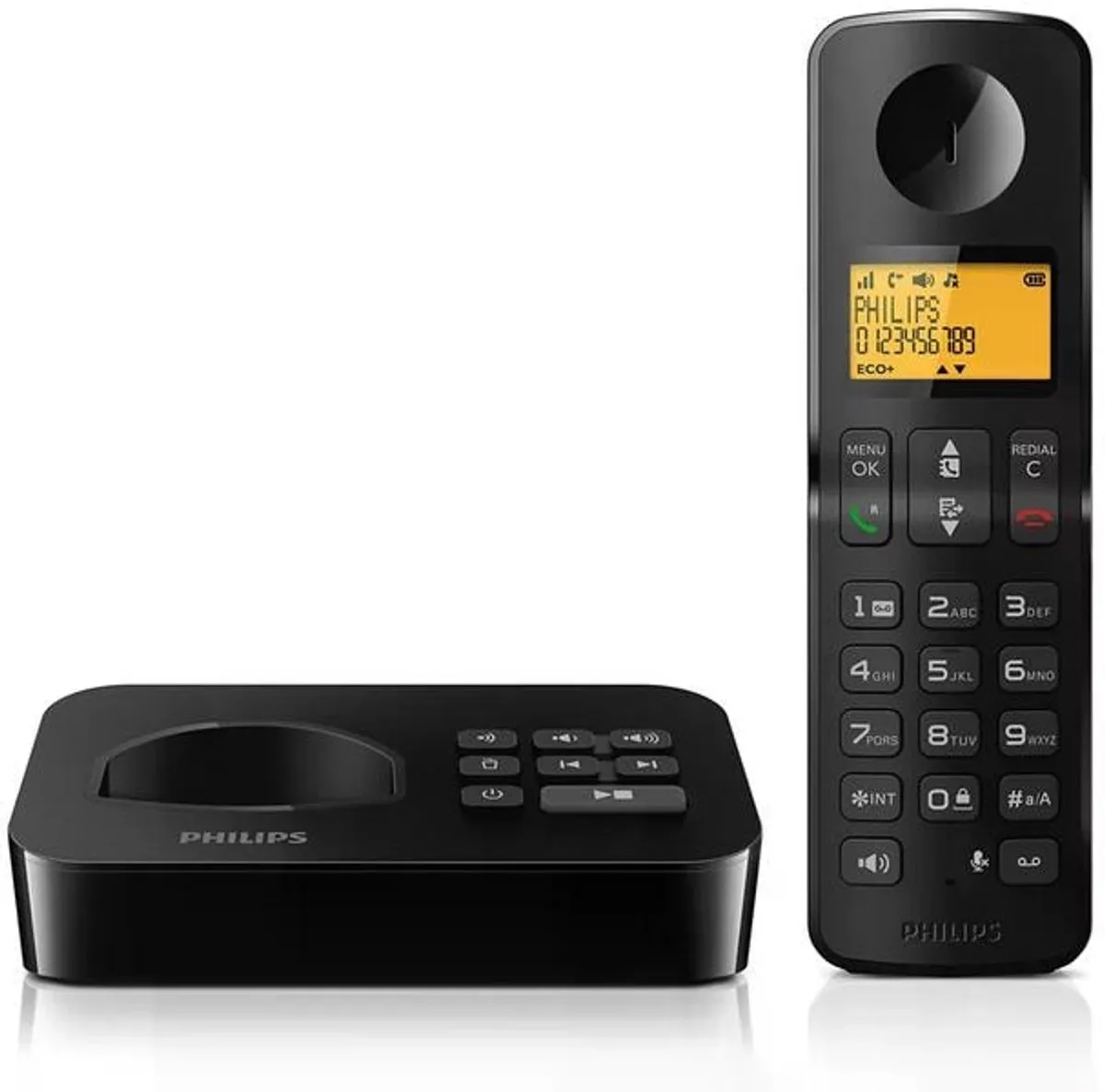 Philips D2651B Draadloze Telefoon - Zwart