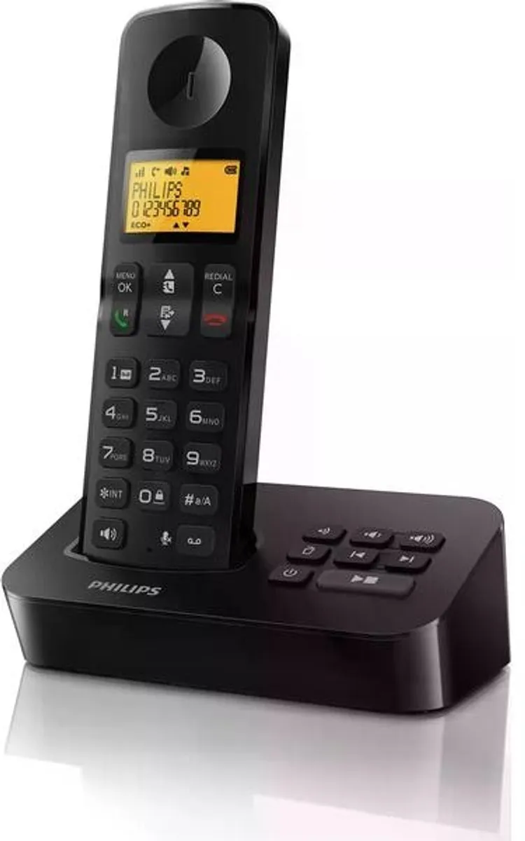 Philips D2651B Draadloze Telefoon