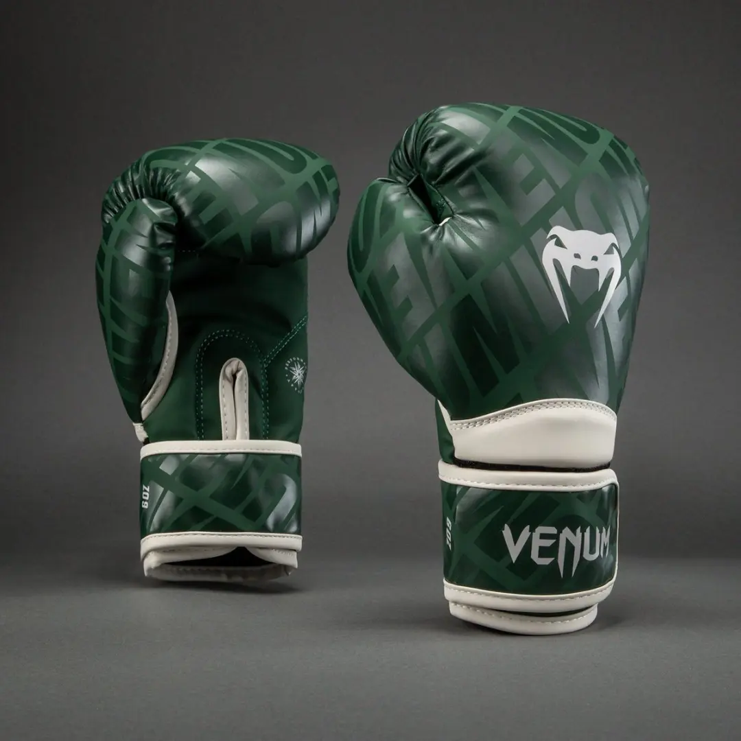 Venum Contender 1.5 XT Kids Bokshandschoenen 4 OZ - Forest Green/Off White