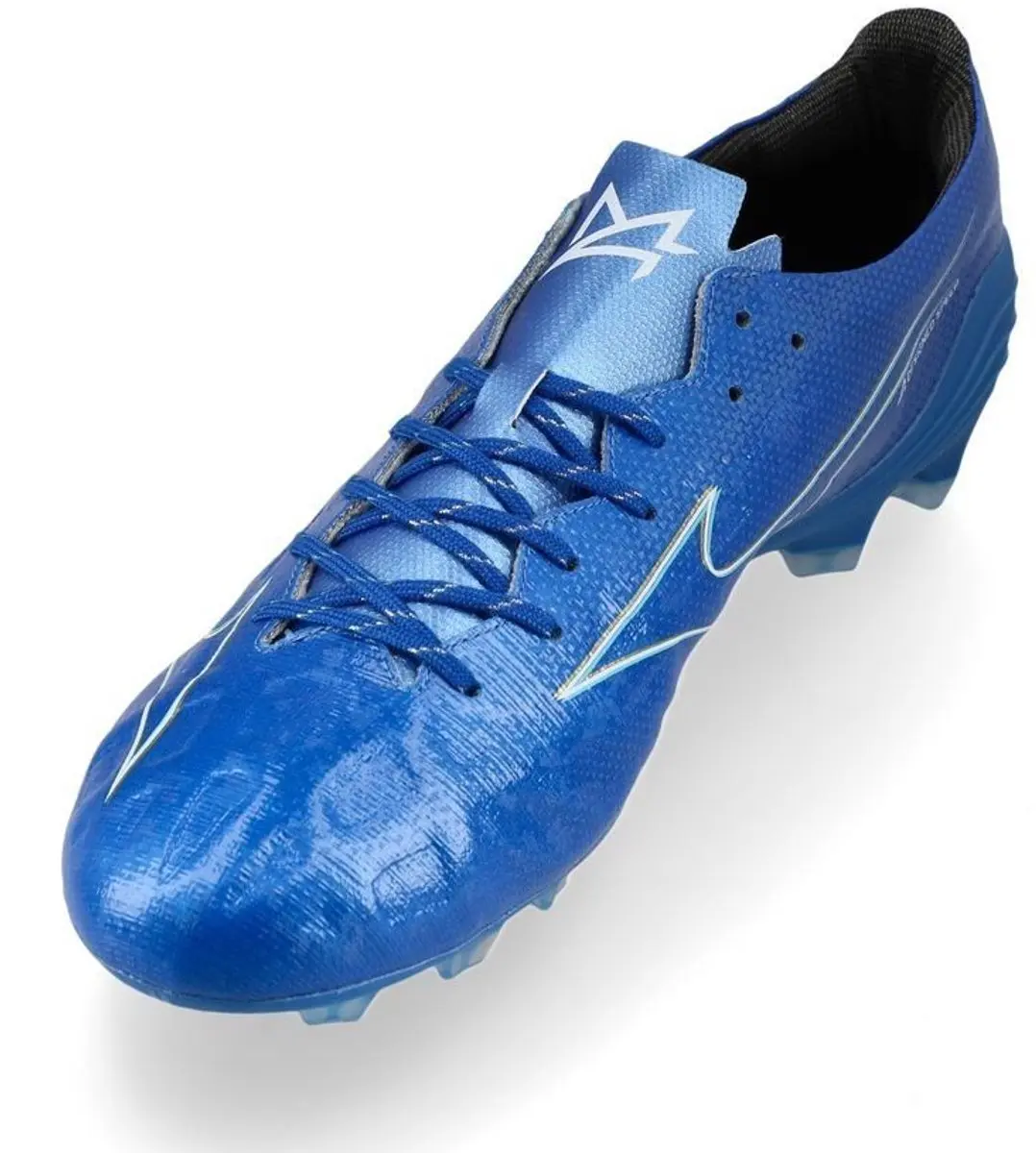 Mizuno Alpha Pro FG Voetbalschoenen 47 - Laser Blue/White/Gold