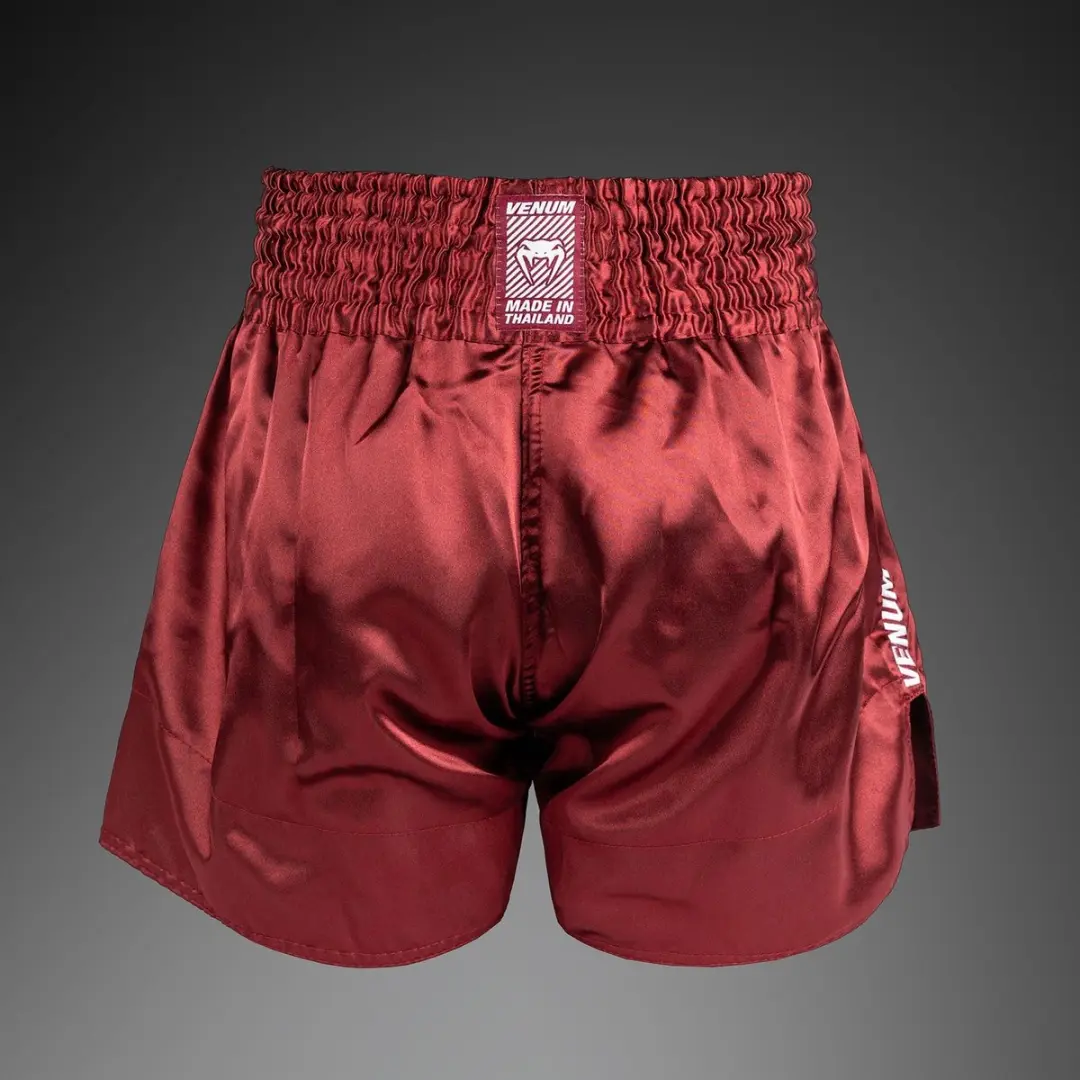 Venum Classic Evo Muay Thai Shorts XS - Burgundy
