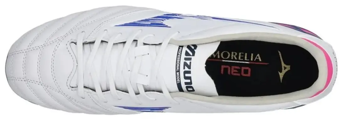 Mizuno Moralia Neo IV Pro FG Voetbalschoenen 44 - Wit