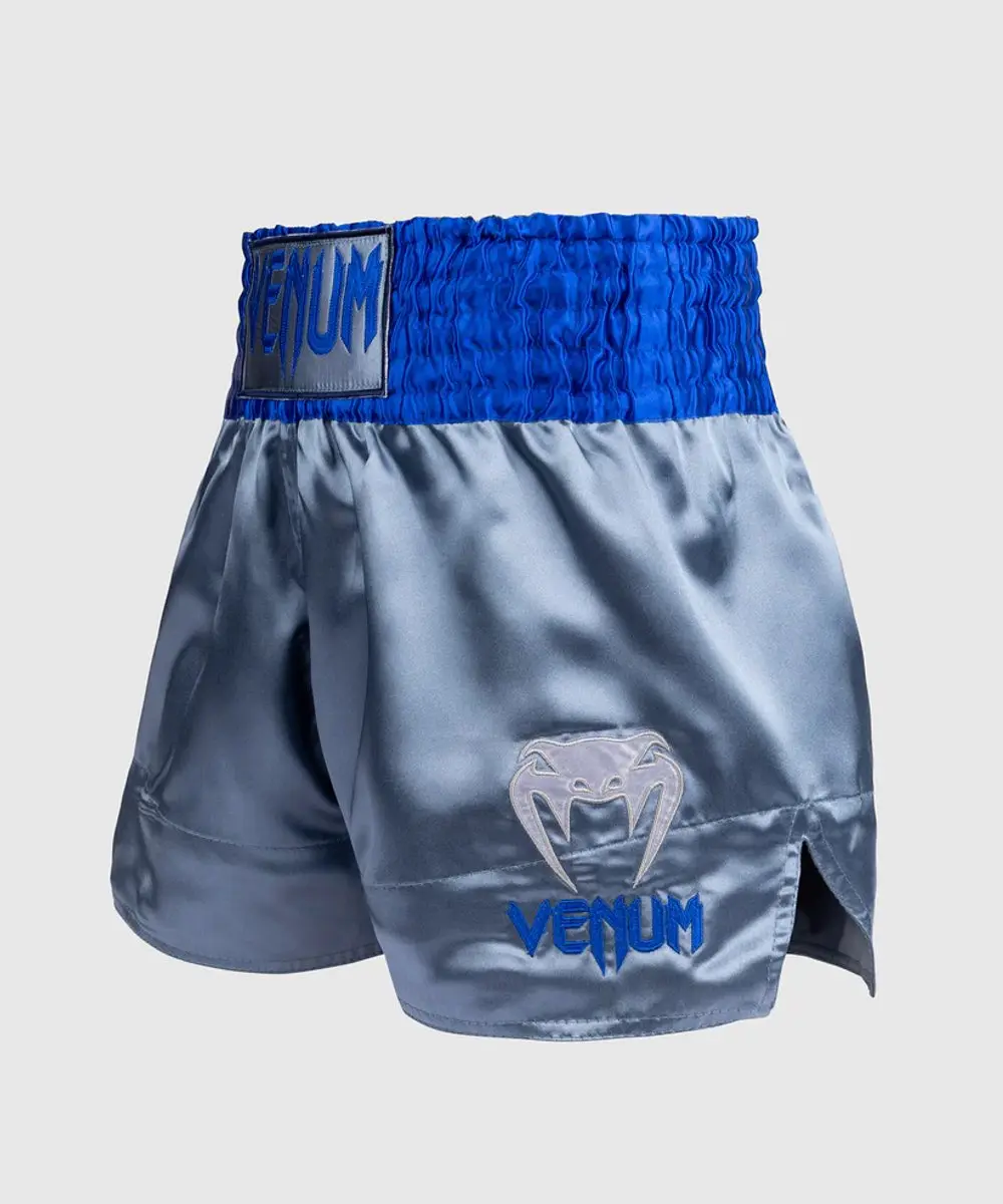 Venum Classic Muay Thai Shorts M - Grijs Blauw