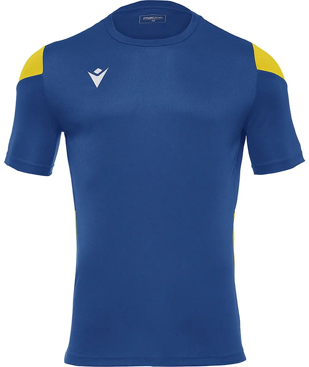 Macron Polis Shirt Korte Mouw Heren - Geel M
