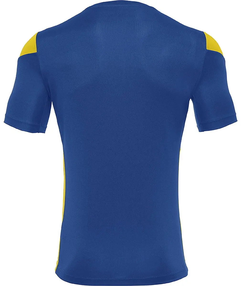 Macron Polis Shirt Korte Mouw Heren - Geel M