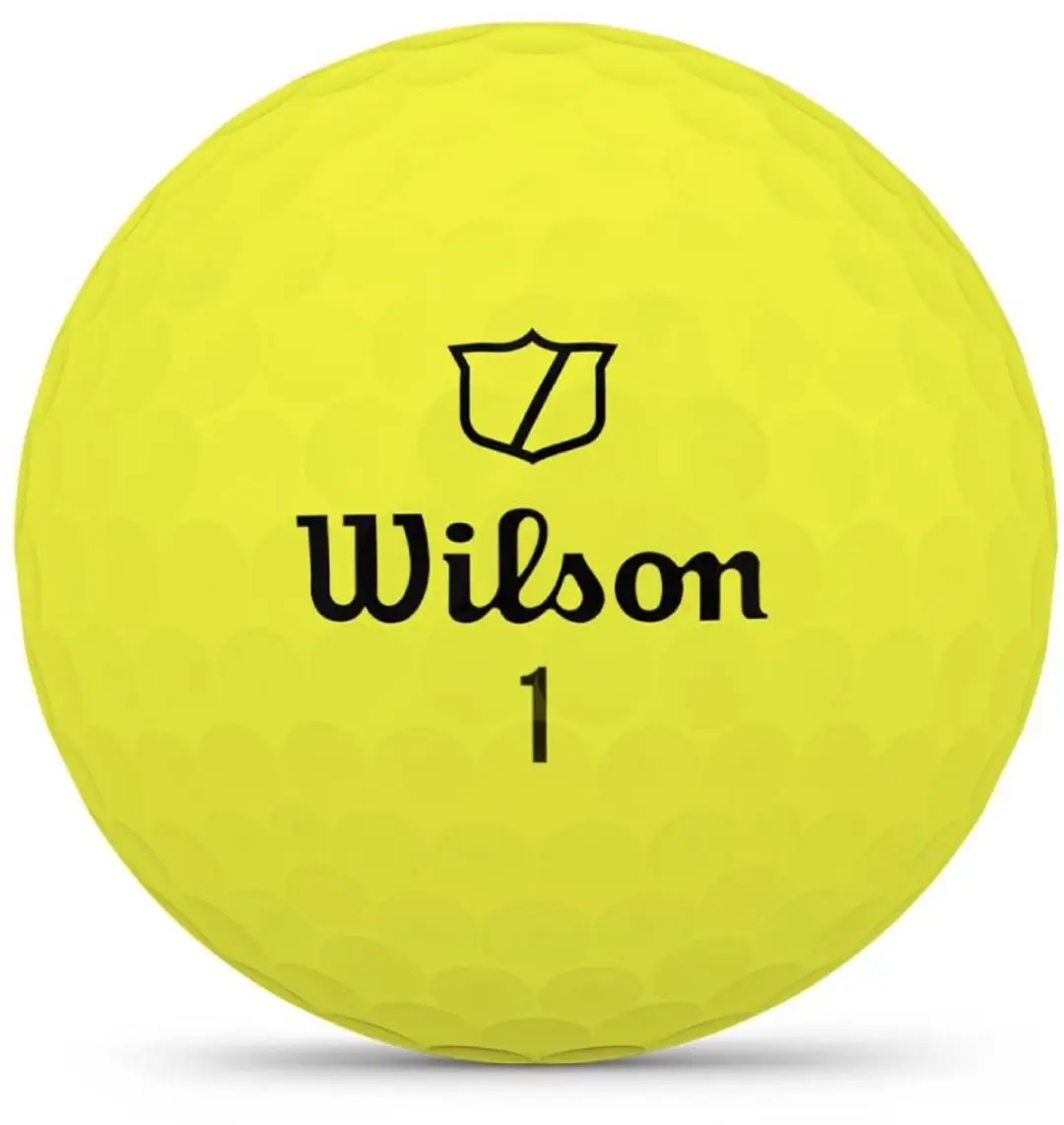 Wilson Staff Model Golfballen Geel - 12 Stuks