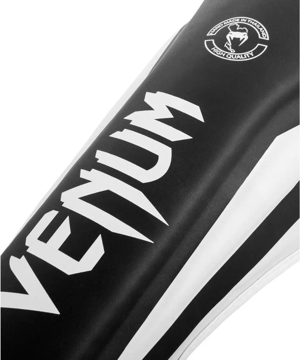 Venum Elite Kickboks Scheenbeschermers L - Zwart/Wit