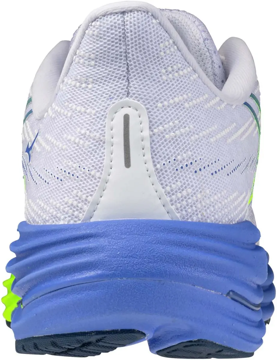 Mizuno Wave Rider 29 Dames Hardloopschoenen 41 - Wit/Blauw/Geel