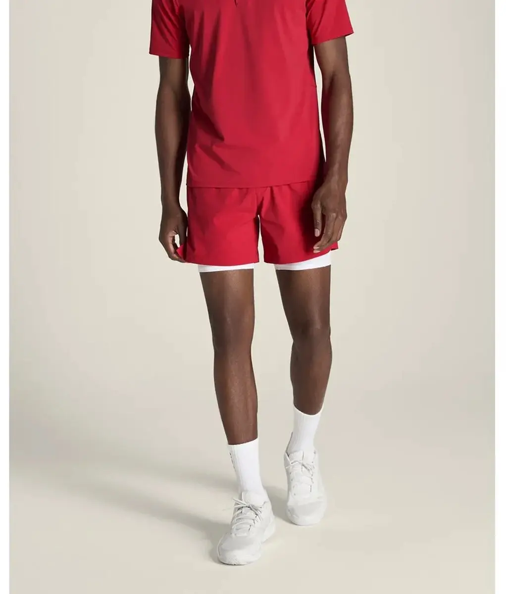 Wilson Tennis Volley Korte Broek S - Rood