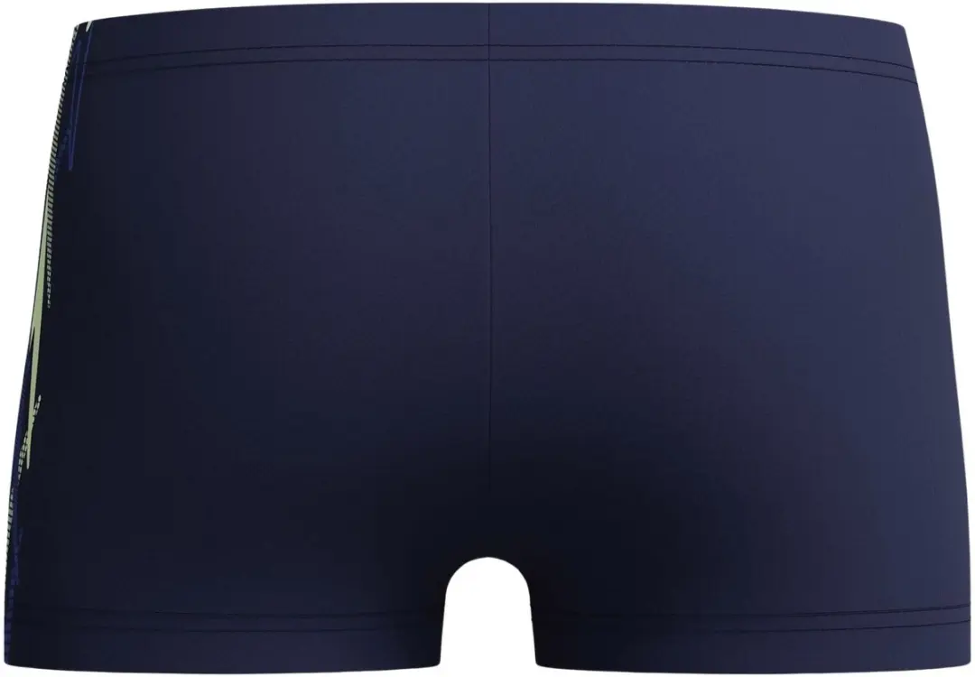 Speedo Plastisol Placement Zwemboxer Jongens 152 - Navy/Blauw/ Groen