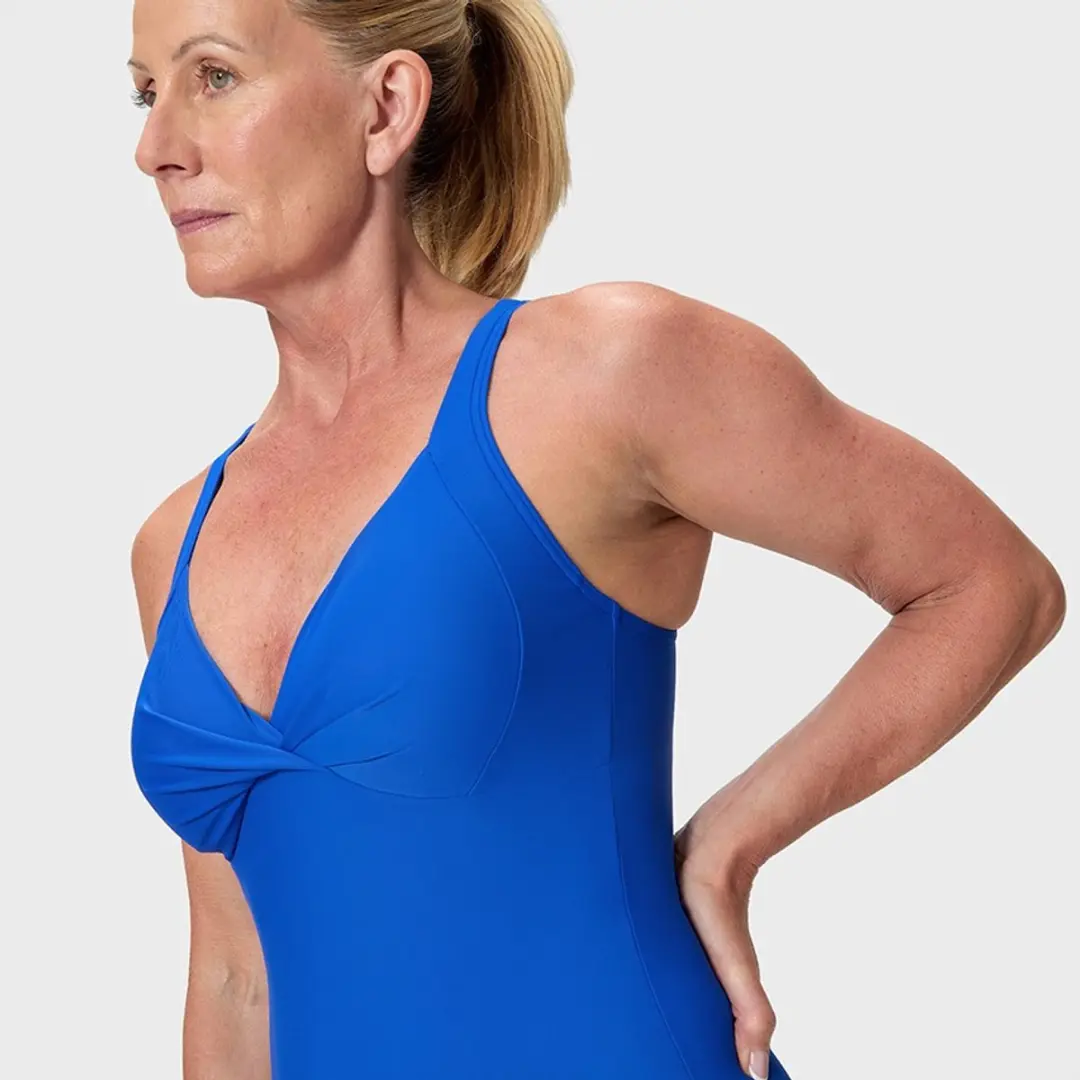 Speedo Shaping Cross Knot Dames Sportbadpak - Blauw - One Size