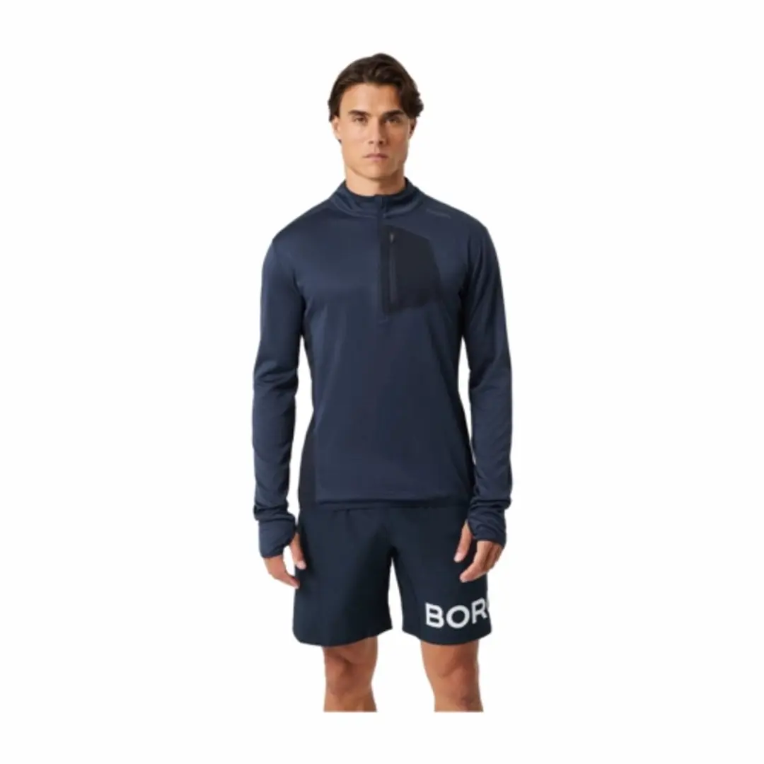 Björn Borg Fleece Midlayer Navy