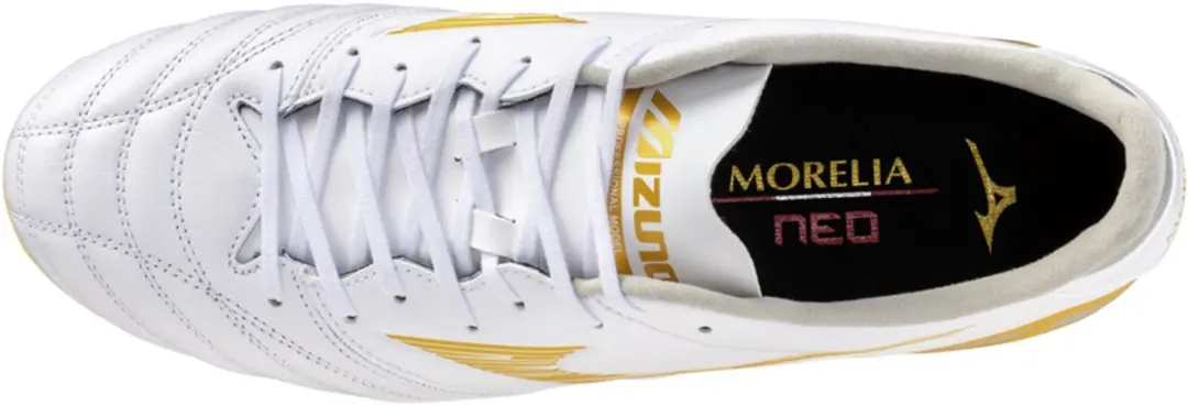 Mizuno Morelia Neo IV FG Voetbalschoenen - 44 - Wit