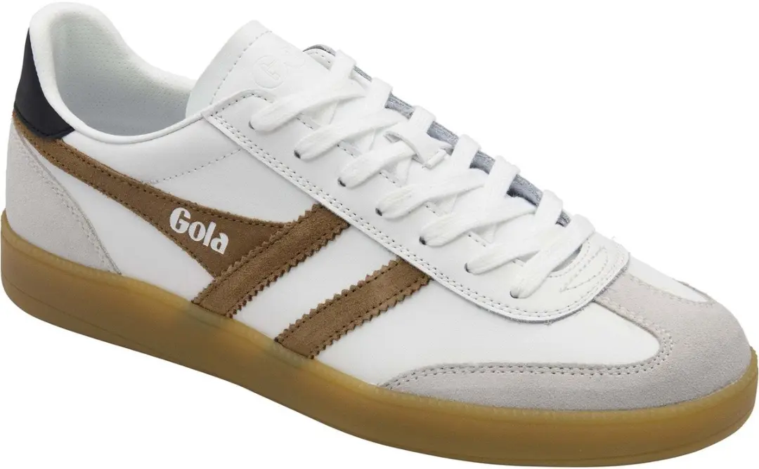 Gola Viper Lage Sneakers - Wit/Tobacco/Evergreen - Maat 43