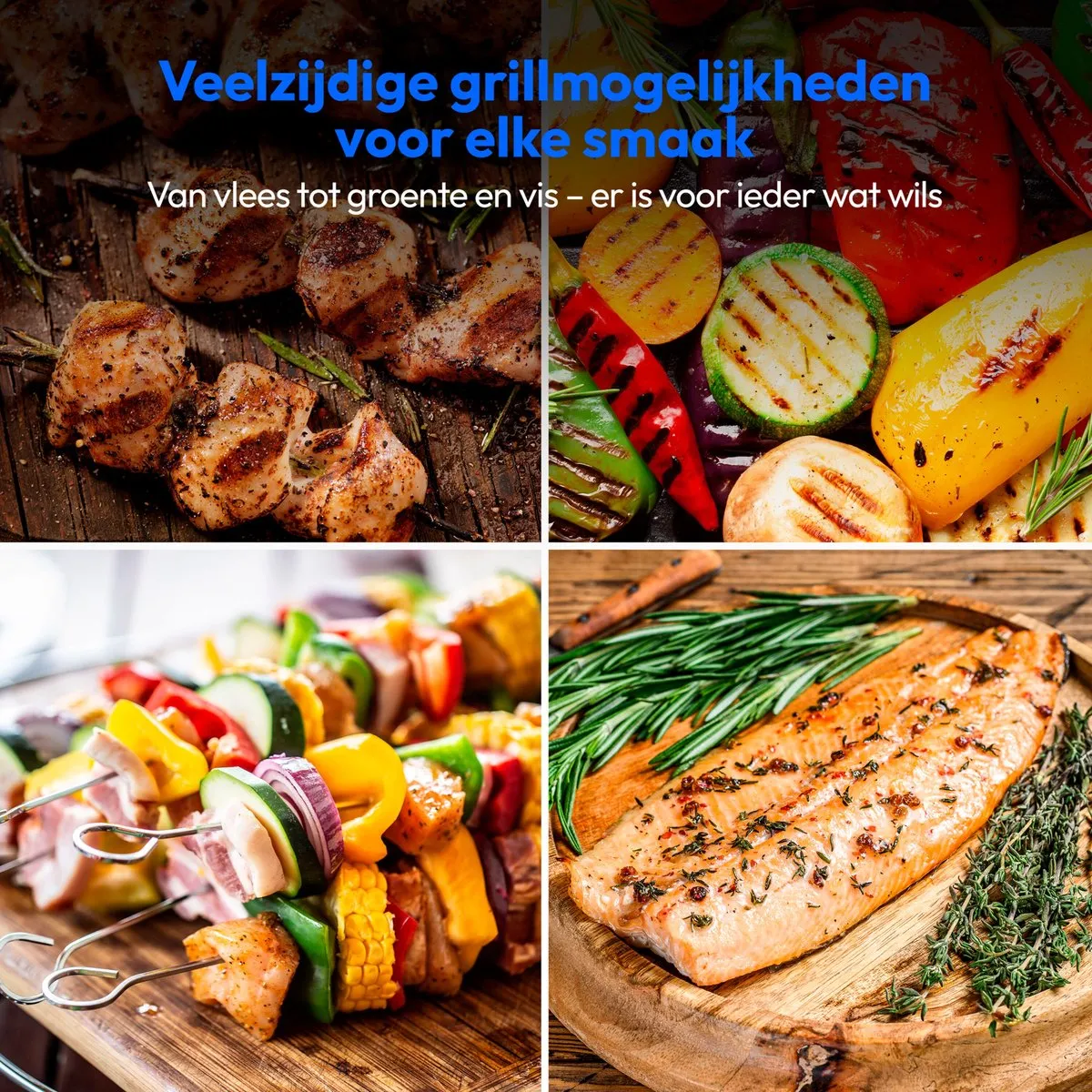 Medion MD12027 Tafelgrill - 2400W - Dual-zone - Zwart