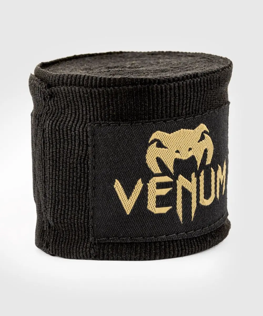Venum Kontact Boksbandages 4m - Zwart/Goud