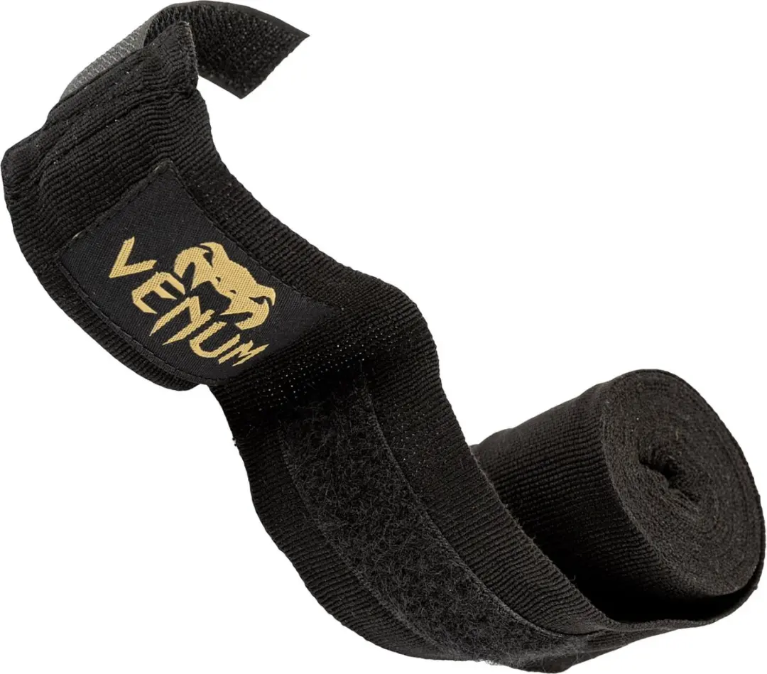 Venum Kontact Boksbandages 4m - Zwart/Goud