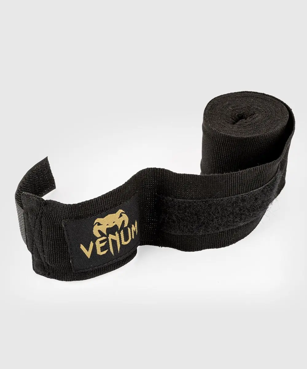 Venum Kontact Boksbandages 4m - Zwart/Goud