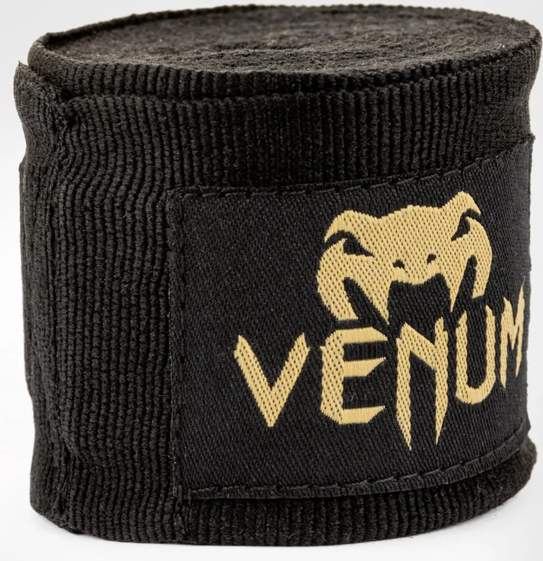 Venum Kontact Boksbandages 4m - Zwart/Goud