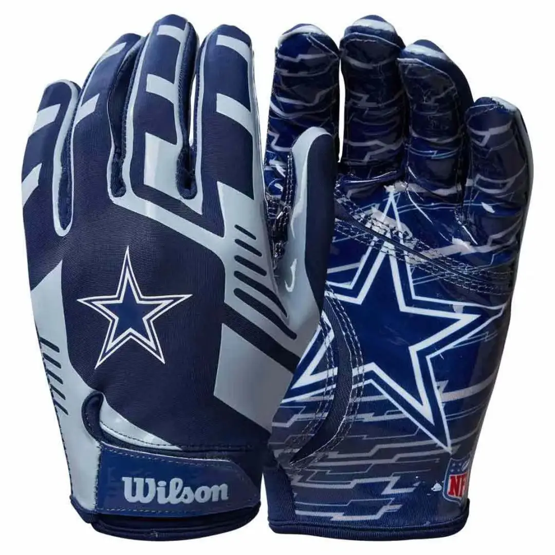 Wilson NFL Jeugd Receiver Gloves Dallas Cowboys - Blauw