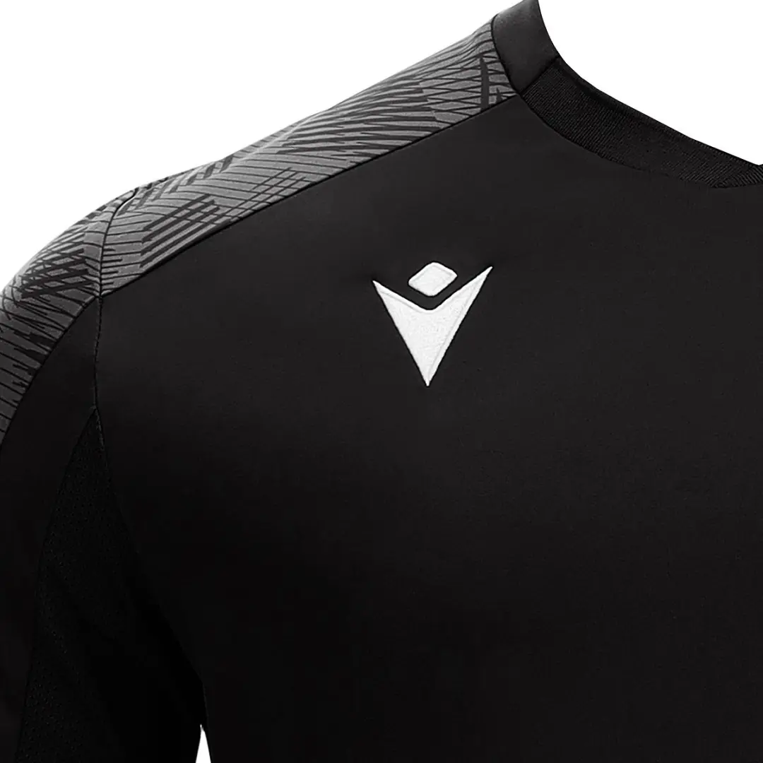 Macron Gede Shirt Korte Mouw Heren - M - Zwart