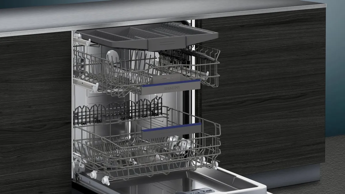 Siemens iQ300 SN63EX02CE Vaatwasser 14 Couverts - Zwart/Roestvrijstaal