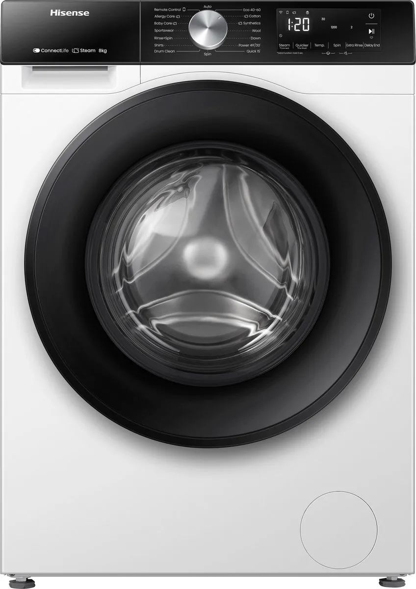 Hisense 3S Serie WF3S9043BW3/BLX Wasmachine 9kg