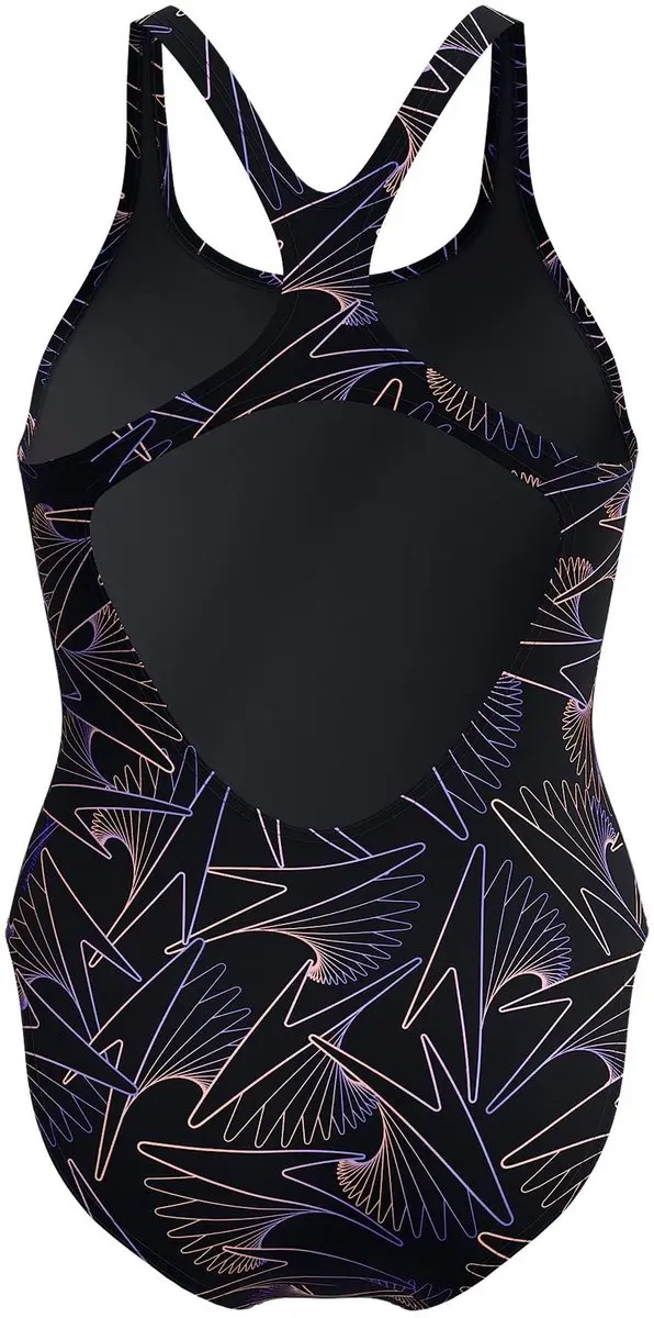 Speedo END+ Hyper Boom Allover Medalist Badpak - 38 - Zwart/Paars