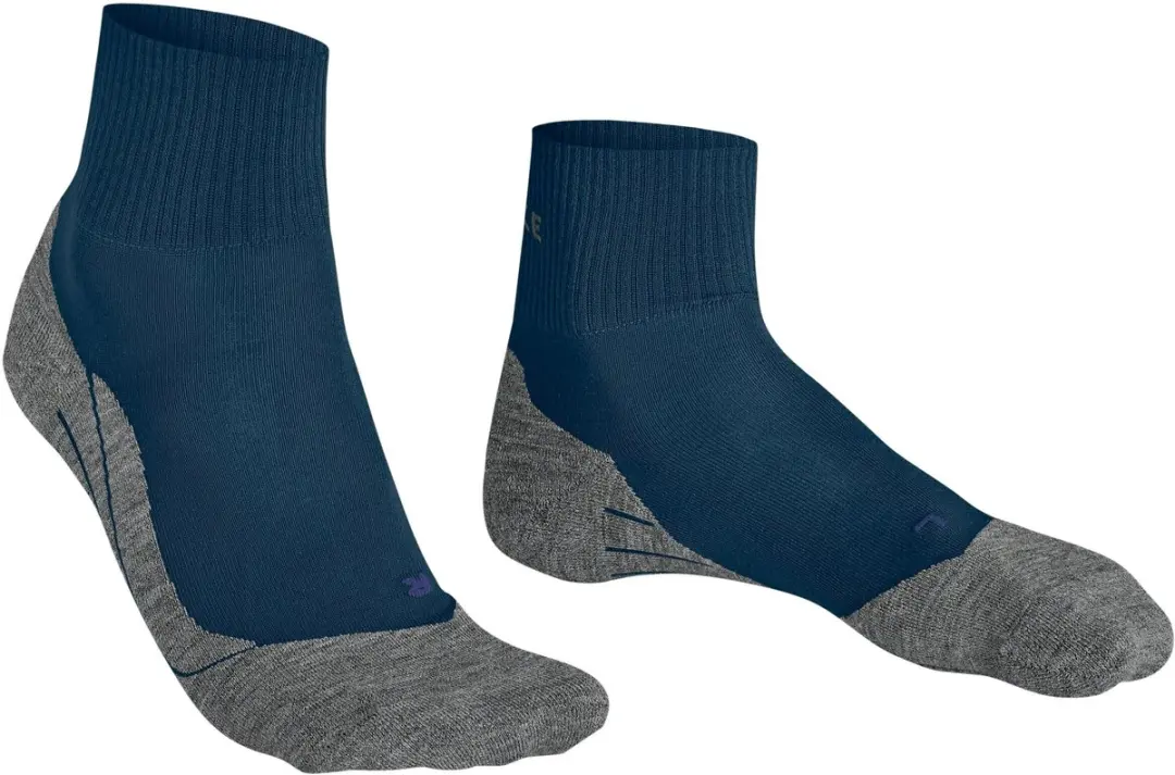 Falke TK5 Wander Cool Short Heren Trekking Sokken - Blauw - 39-41