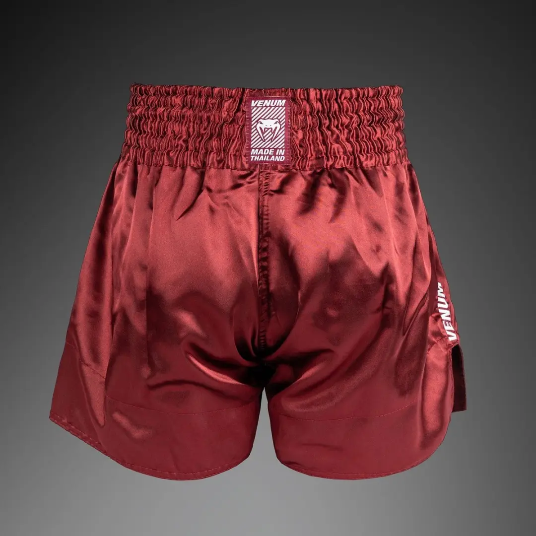 Venum Classic Evo Muay Thai Shorts S - Burgundy