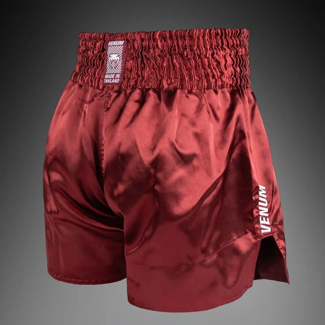 Venum Classic Evo Muay Thai Shorts S - Burgundy