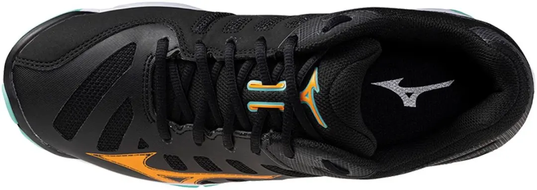 Mizuno Wave Voltage 2 Indoorschoenen Heren 42 - Zwart/Orange/Lichtgroen