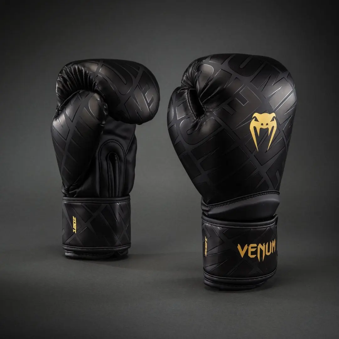 Venum Contender 1.5 XT 3D Bokshandschoenen 12 oz - Zwart/Goud
