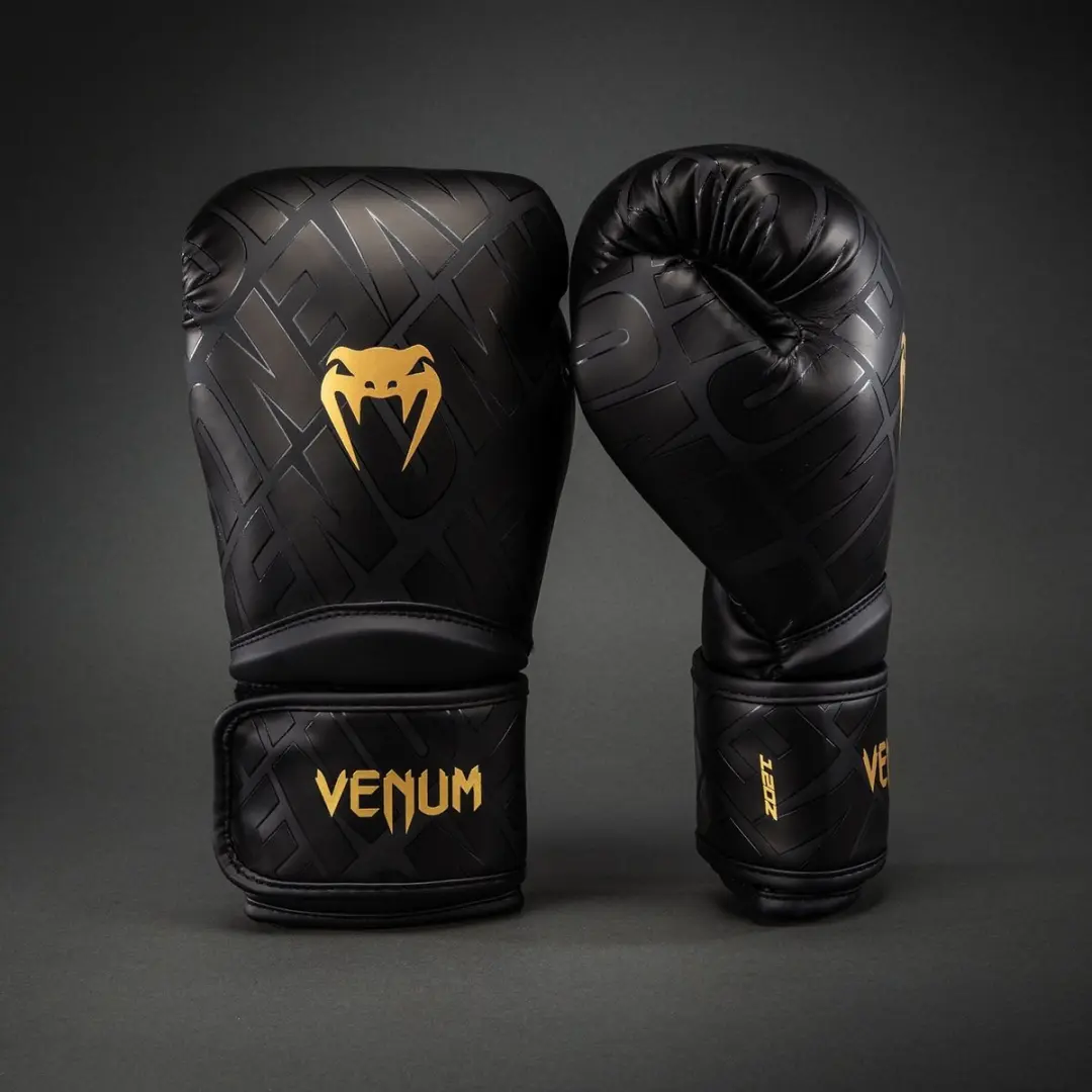 Venum Contender 1.5 XT 3D Bokshandschoenen 12 oz - Zwart/Goud