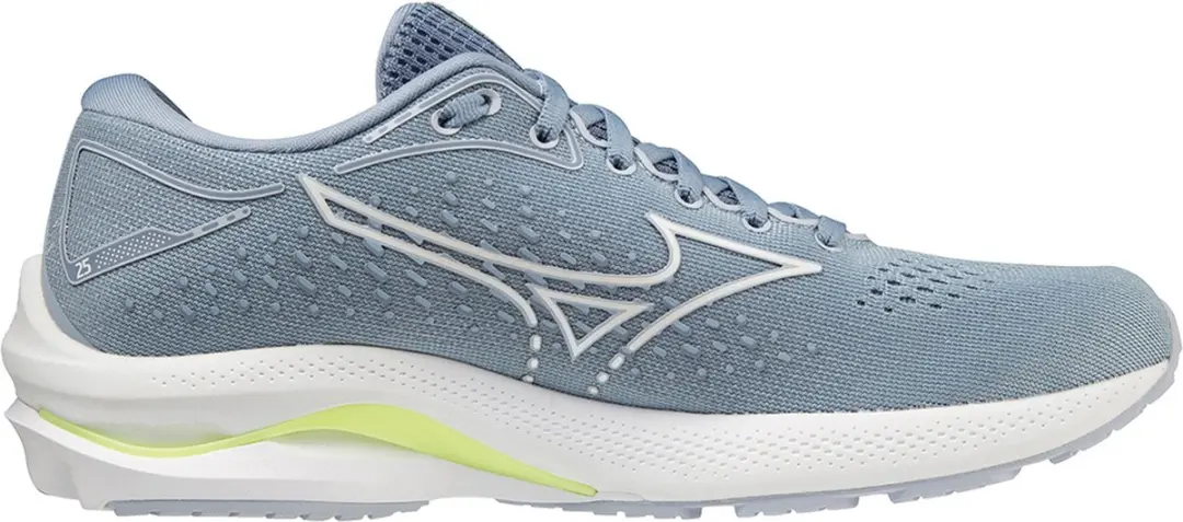 Mizuno Wave Rider 25 Sportschoenen - 36.5 - Lichtblauw/Wit
