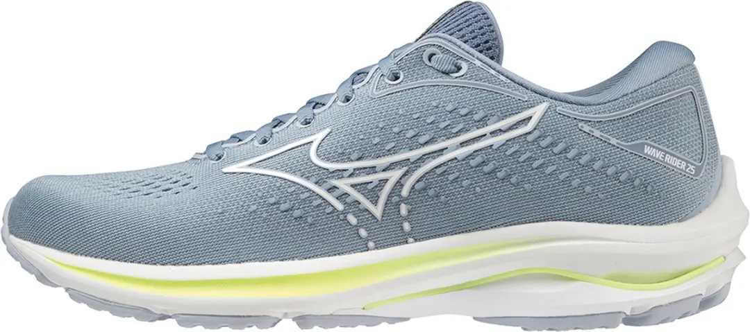 Mizuno Wave Rider 25 Sportschoenen - 36.5 - Lichtblauw/Wit