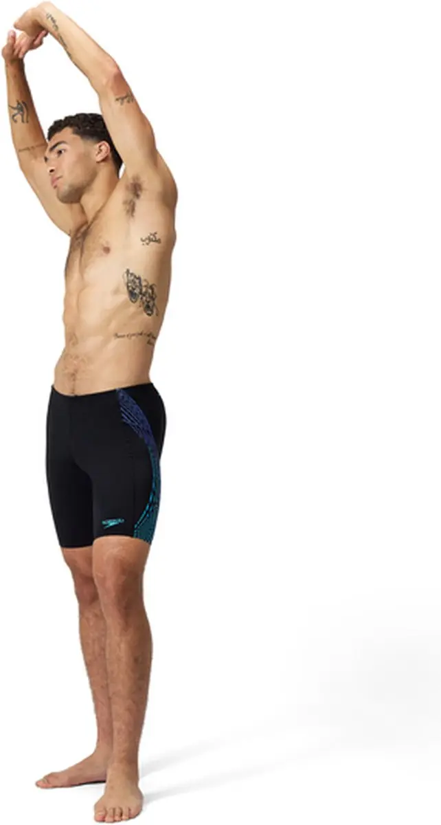 Speedo Tech Panel Jammer Heren - Zwart/Blauw XXL - afbeelding 6 van 6